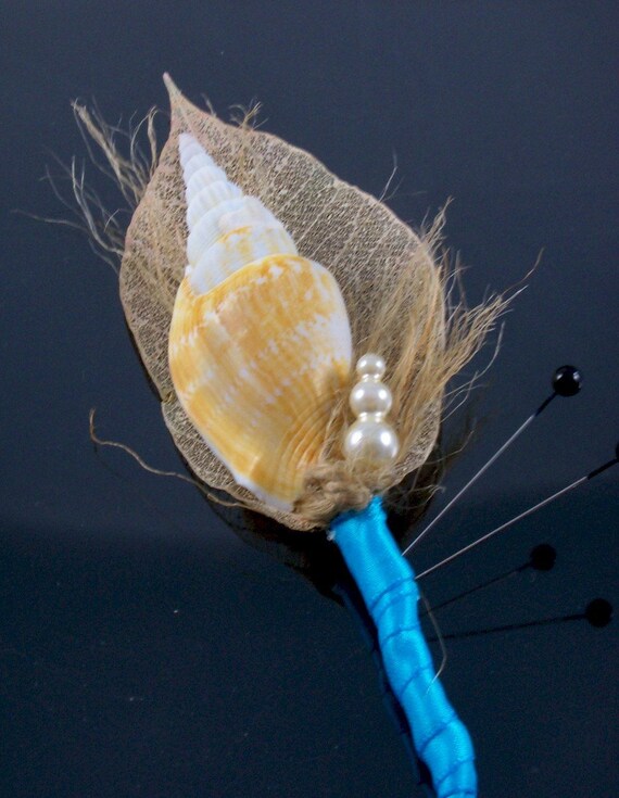 Shell Boutonniere