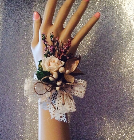 Preserved rose corsage