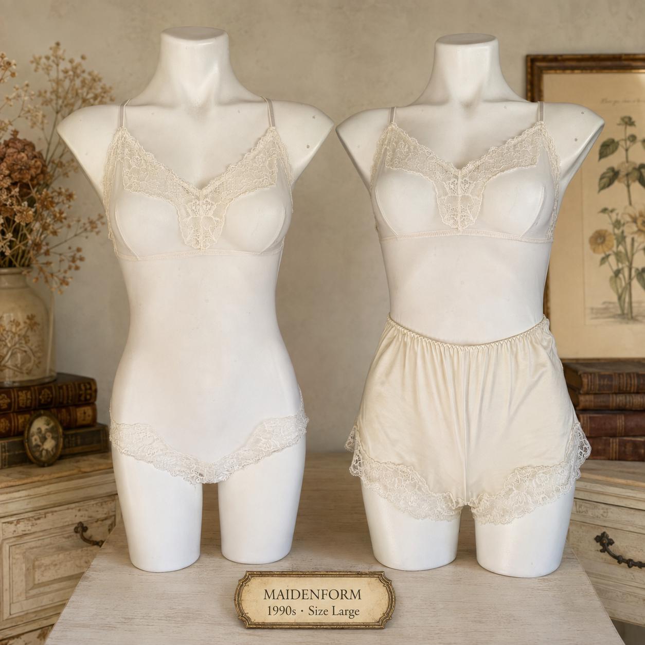 ヴィンテージ　ランジェリー　90s 90s Lingerie Set - Etsy