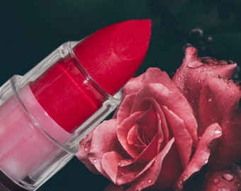 Organic Lipstick (BERRY RED 2.0) | 100% Natural | Organic | Gluten Free | Paraben Free | Lead Free | Vegan | Cruelty Free