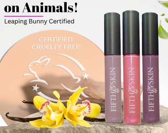 Botanical LIP GLOSS - Organic - All Natural - Made in USA - Organic Ingredients -  Paraben Free - Lead Free - Vegetarian - Cruelty Free