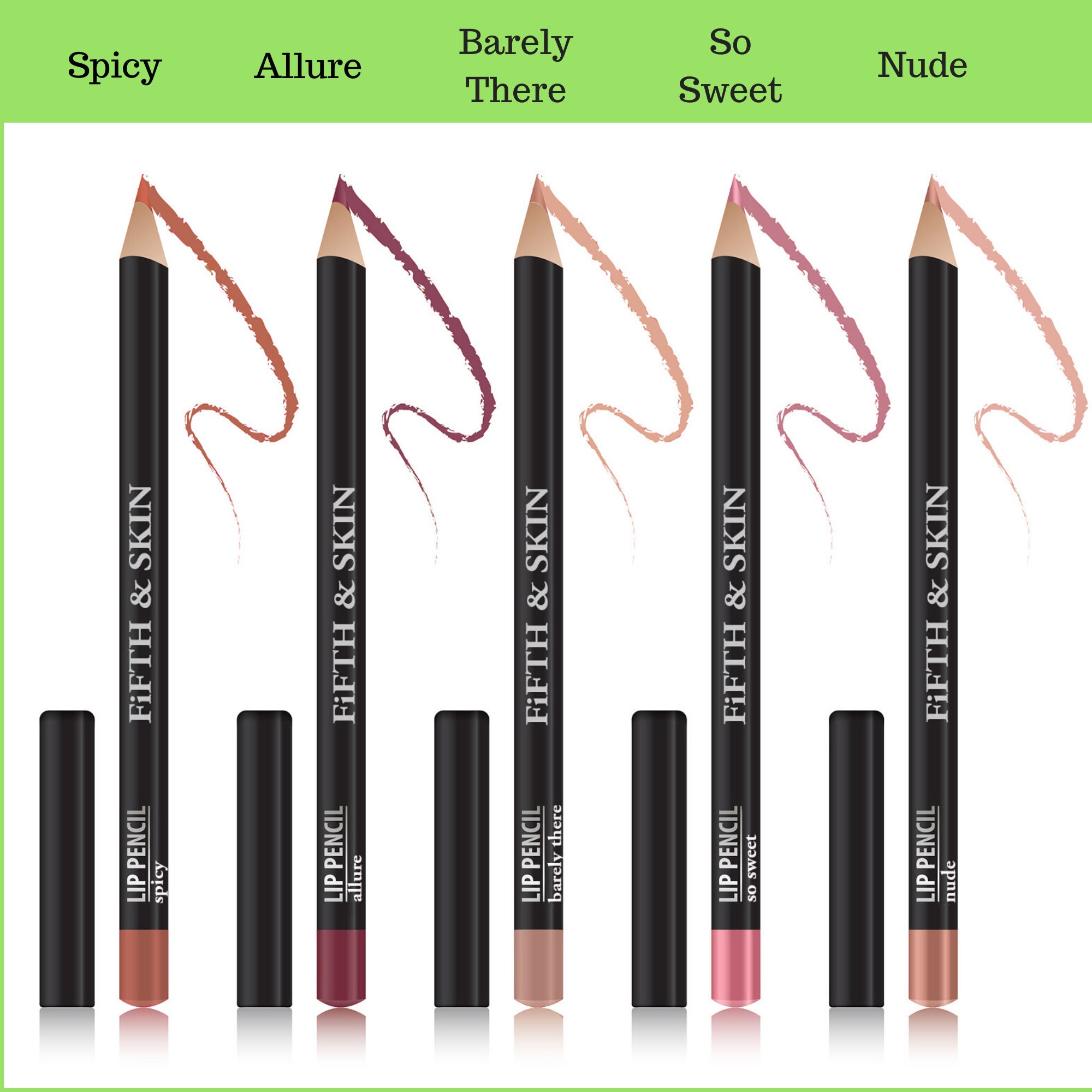 Natural Lip Pencil Natural Ingredients Long Lasting Toxin Free Lead
