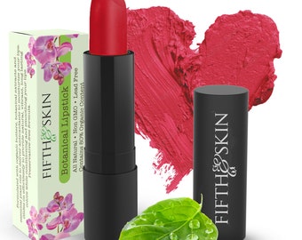 Organic Lipstick (BERRY RED) | Gluten Free | Organic | Toxin Free | Lead Free | Vegetarian | Cruelty Free | 8 Colors