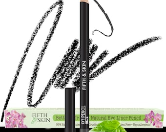 SENSITIVE EYES Eye Liner Pencil | Natur | Grausamkeit frei | Vegetarisch | Hypoallergen | Braun oder Schwarz