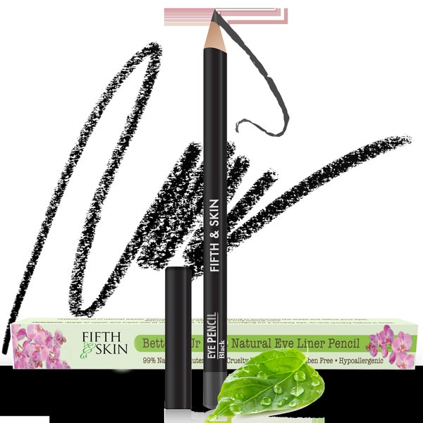 SENSITIVE EYES Eye Liner Pencil | Natural | Cruelty Free | Vegetarian | Hypoallergenic | Brown or Black