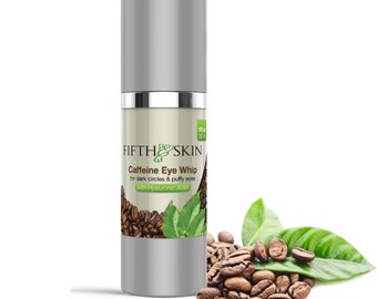 AGE DEFYING Eye Cream w/Caffeine & Hyaluronic Acid | for Puffy Eyes | Dark Circles | Fine Lines | Natural | Organic | Cruelty Free | 1 oz!