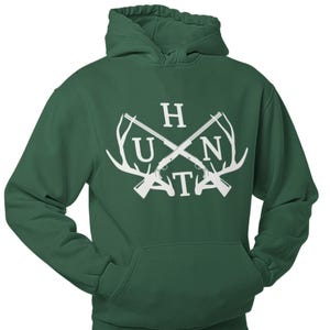 Hunt hoodie, hunting hoodies, deer hunting hoodie, gift for hunter, hunting gifts for men, hunting gift for dad
