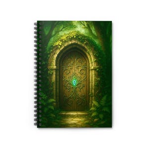 Enchanted Garden Spiral Notebook: Mystical Fairy Tale Journal