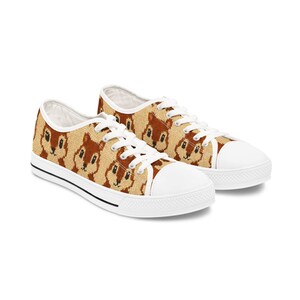 Chipmunk Sneakers: Women&#39;s Animal Print Low Top Walking Shoes