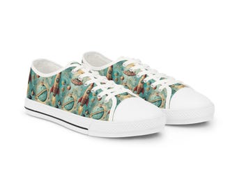 Retro-Inspired Men's Low Top Sneakers, Unique Casual Footwear, Stylish Streetwear, Perfect Gift for Him, Trendy Sneakers for Any [...]