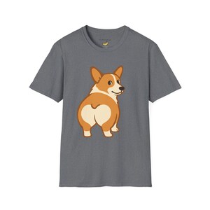 Corgi Butt Unisex T-Shirt | Cute Dog Shirt, Animal Lover Gift, Humor Tee, Pet Owner Apparel, Fun Casual Wear