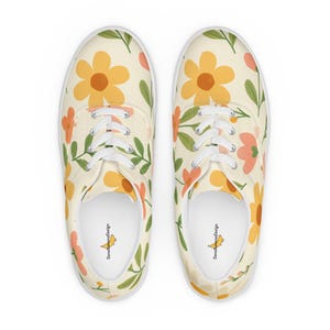 Florale lässige Schnürschuhe für Damen