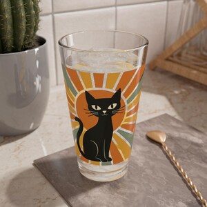 Bicchiere da cocktail retrò a forma di gatto: bicchieri da cocktail in stile vintage da 16 once