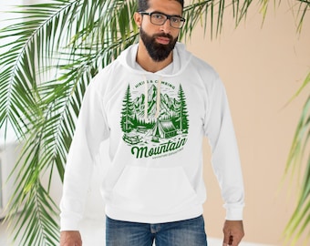 Mountain Adventure Pullover Hoodie: Cozy Unisex Outdoor Apparel