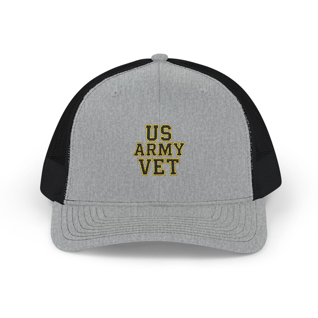 US Army Veteran Snapback Trucker Cap: Military Pride Apparel - Etsy