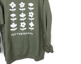 New Motherhood Crewneck Sweatshirt // Size S-3XL // You Pick Color