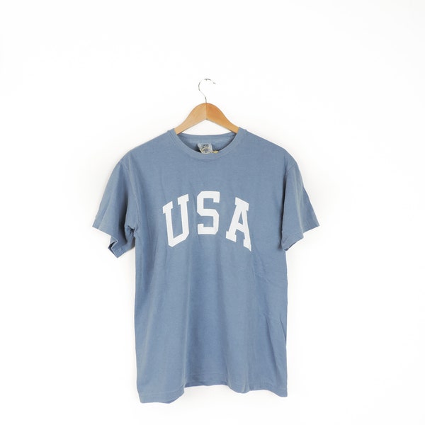 New Retro USA Comfort Colors T-Shirt // Size S-3XL // You Pick Color & Size