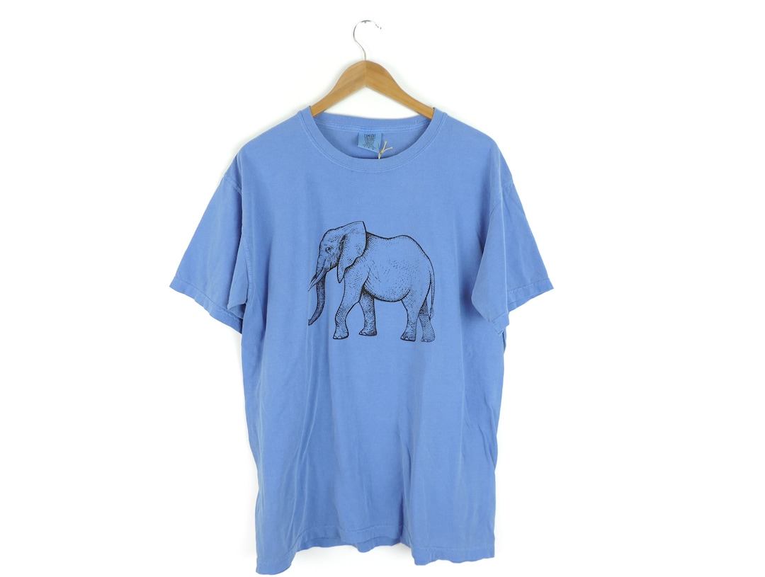 New Elephant Comfort Colors Cursive T-shirt // Size S-3XL // You Pick ...