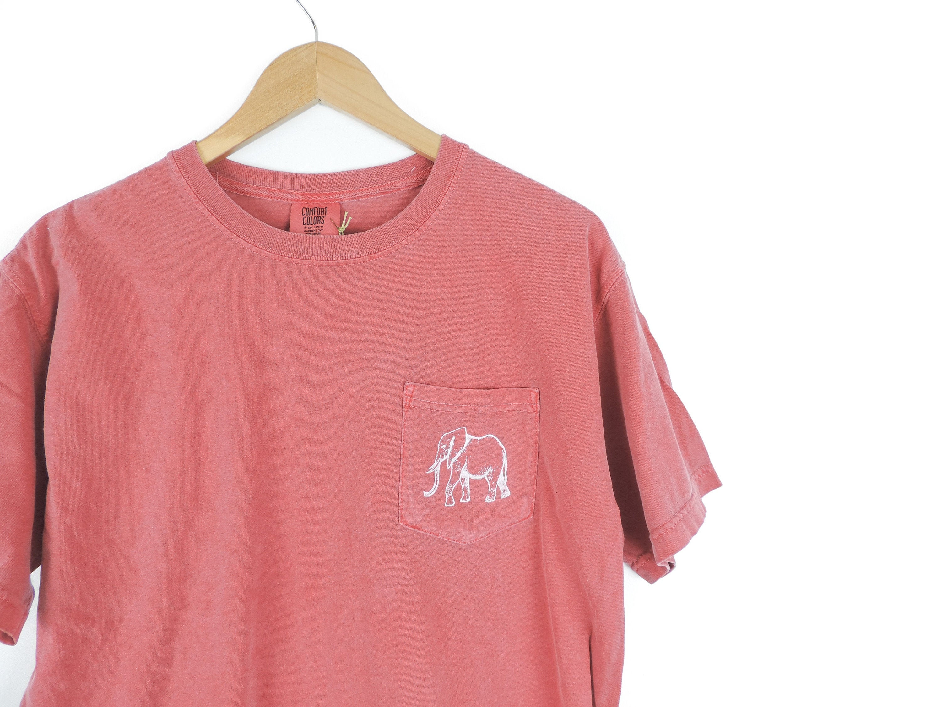 New Elephant Comfort Colors Pocket Tee 