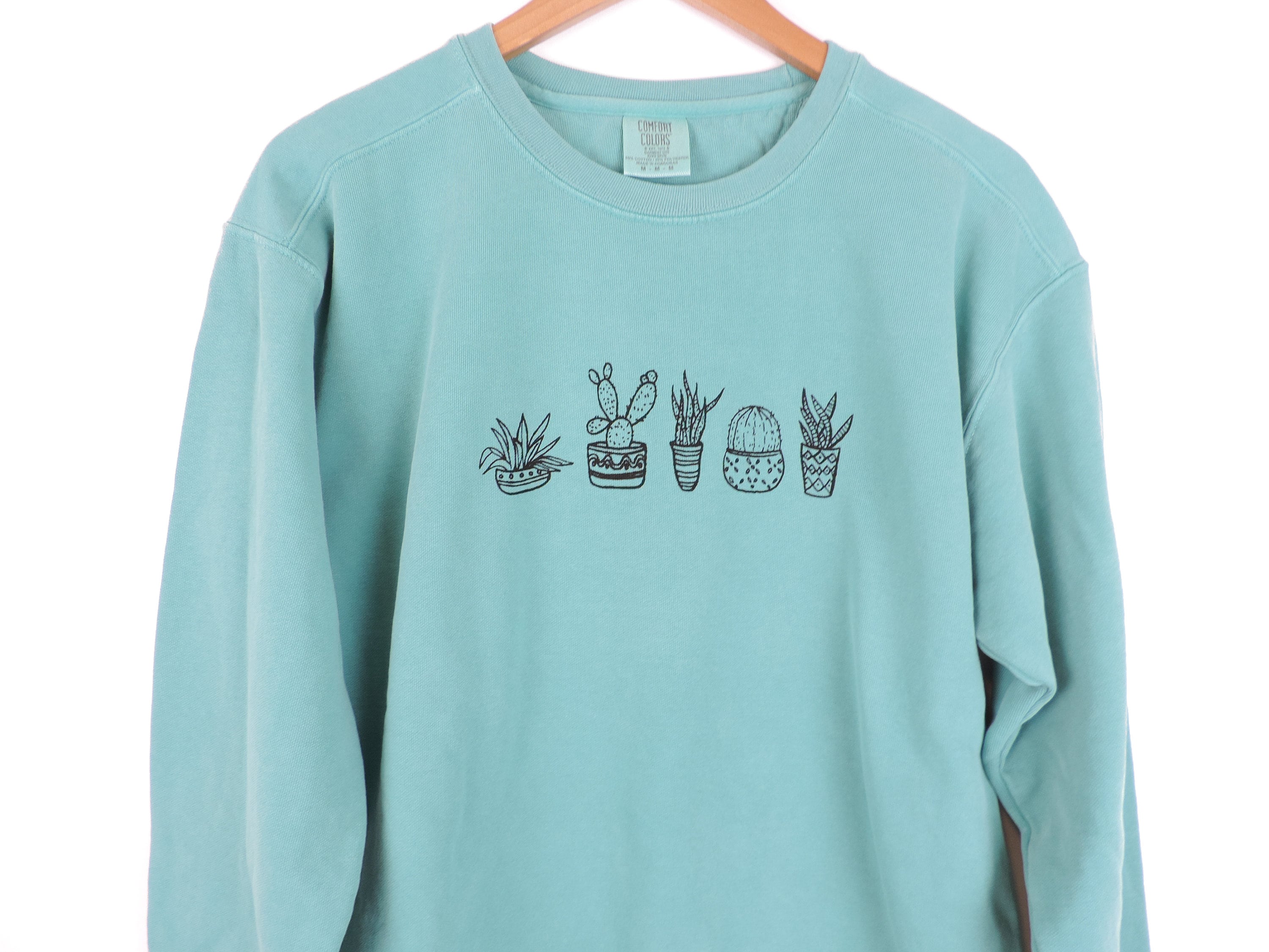 New Plant Cacti Succulent Comfort Colors Crewneck Sweatshirt | Etsy