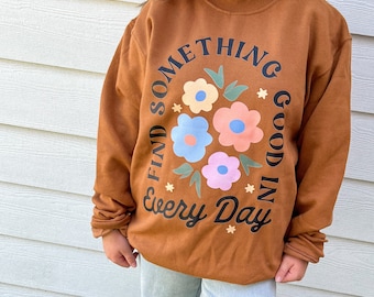 Something Good Camel Sweatshirt // You pick size