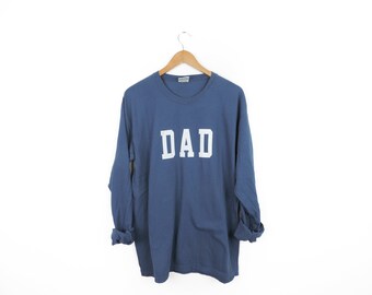 New Basic Dad Long Sleeve Comfort Colors T-Shirt // Size S-3XL // You Pick Color & Size