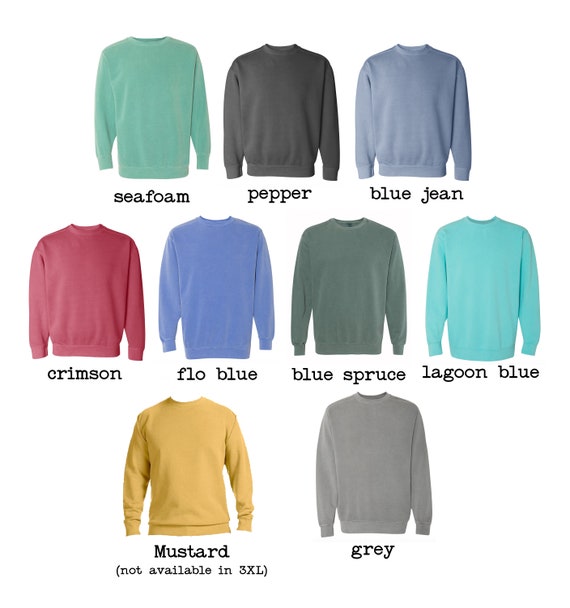 New Plant Succulent Comfort Colors Crewneck Sweatshirt Pullover