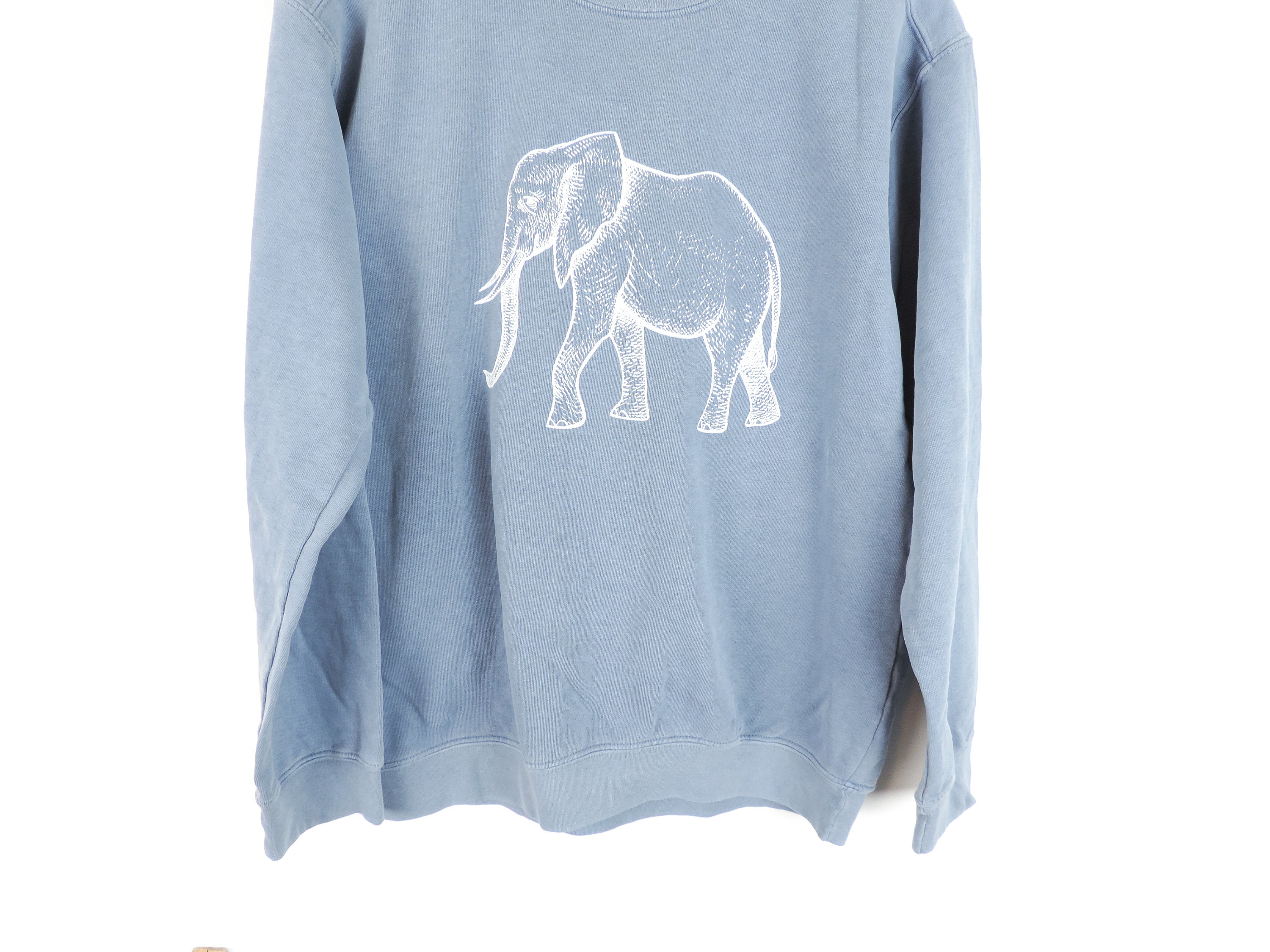 New Elephant Comfort Colors Crewneck Sweatshirt Pullover // - Etsy