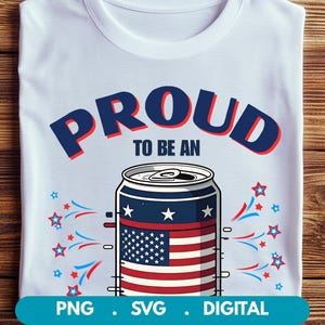 Ameri-Can Patriotic SVG: 4th of July Soda Can Design (Digital Download