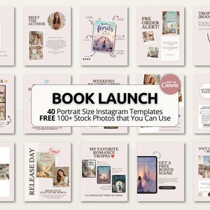 Romanze Autor Instagram Vorlage Autor Engagement Social Media Marketing Writer Instagram Bookstagram Canva Indie Autor Buch Promo