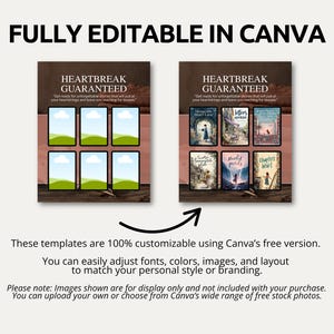 Book influencer Canva carousel design pack with sunlit, warm terracotta aesthetics. Includes editable layouts for reading lists, book reviews, and cozy literary posts.