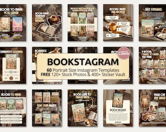Golden Hour Bookish Karussell Vorlage | Trendy Canva Posts für Bookstagram BookTok Autoren Leser Gemütlich Lesen Instagram Viral Aesthetic