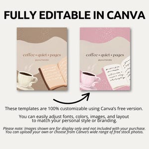 Soft academia-inspired carousel templates with a cozy brown and vintage library theme. This Canva bundle includes layouts for reading journals, book recommendations, favorite characters, reading rituals, and thoughtful book discussions. Warm mocha colors, aged paper textures, bookshelves, and literary decor create an inviting atmosphere. Perfect for readers, reviewers, authors, and book-loving content creators.