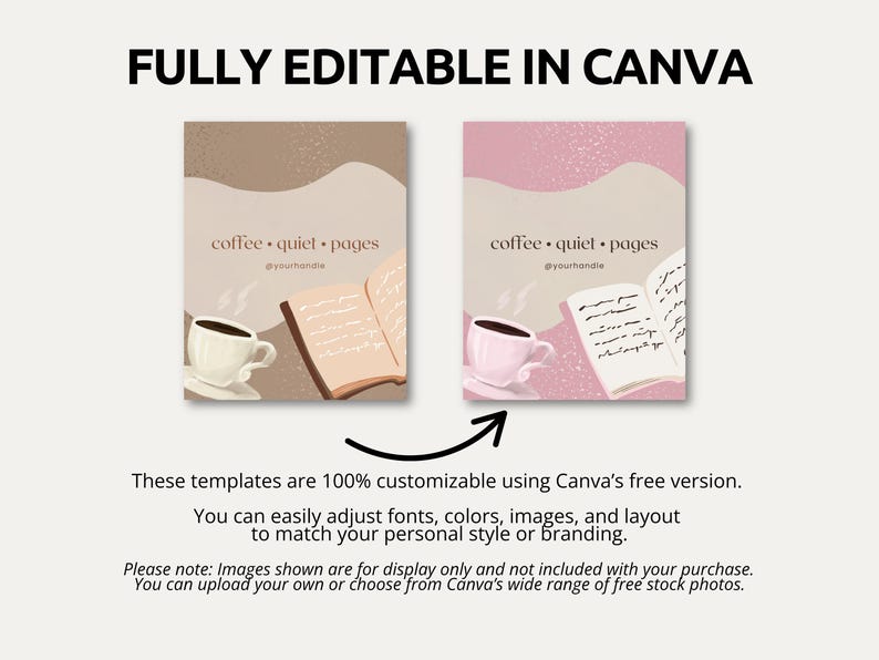 Soft academia-inspired carousel templates with a cozy brown and vintage library theme. This Canva bundle includes layouts for reading journals, book recommendations, favorite characters, reading rituals, and thoughtful book discussions. Warm mocha colors, aged paper textures, bookshelves, and literary decor create an inviting atmosphere. Perfect for readers, reviewers, authors, and book-loving content creators.