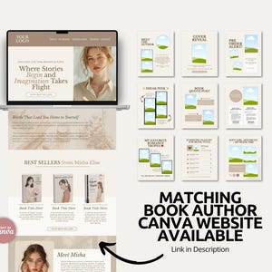 Romance Author Instagram Templates | Canva Bookstagram Kit for Writers ...