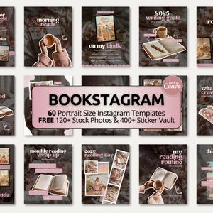de carrousel livresque moka blush pour Bookstagram et BookTok | Kit d'articles sur toile tendance Viral Cozy Romance pour les lectrices et influenceuses esthétiques