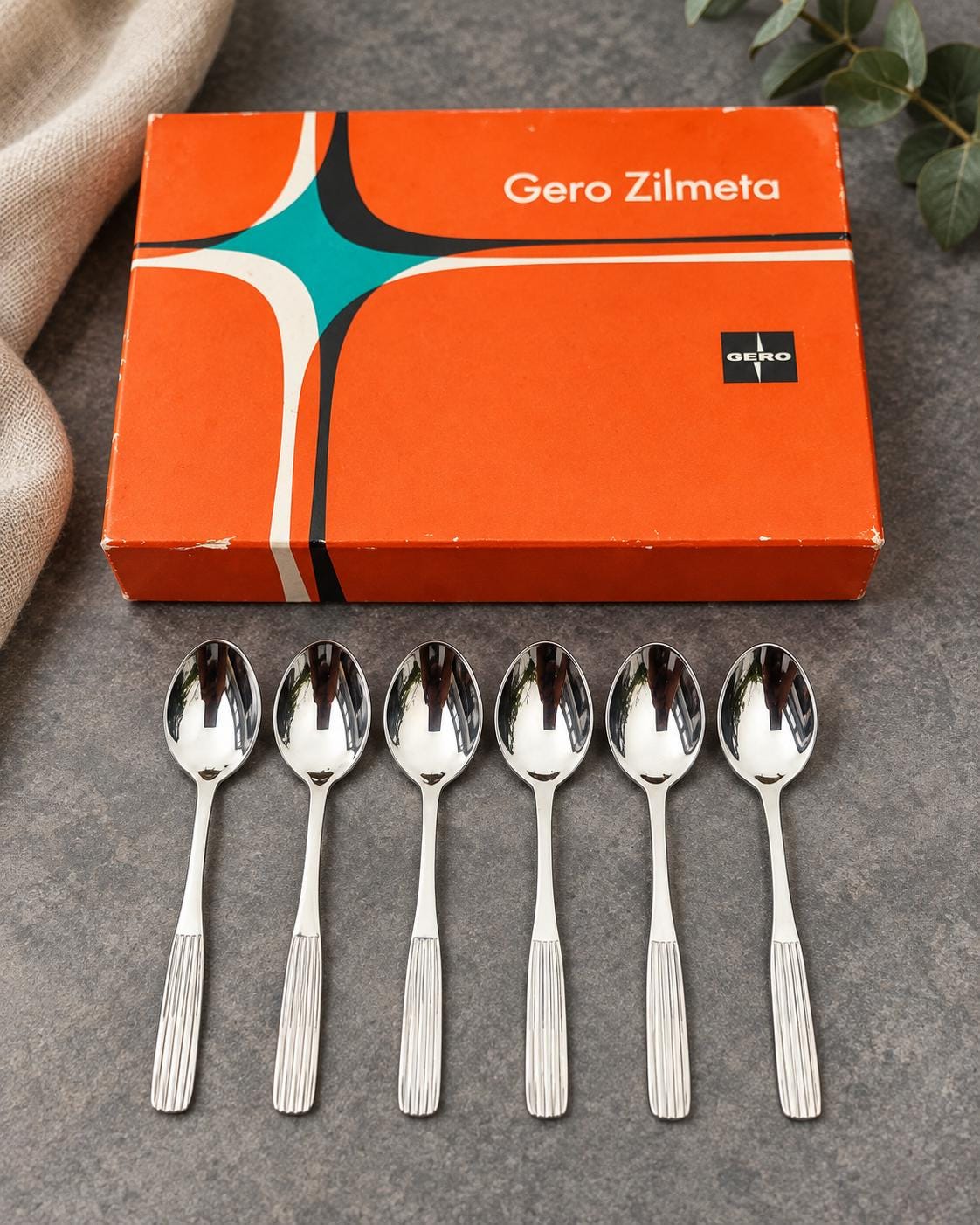 Vintage Spoons Set, Set of 6 Teaspoons in Original Box - Etsy