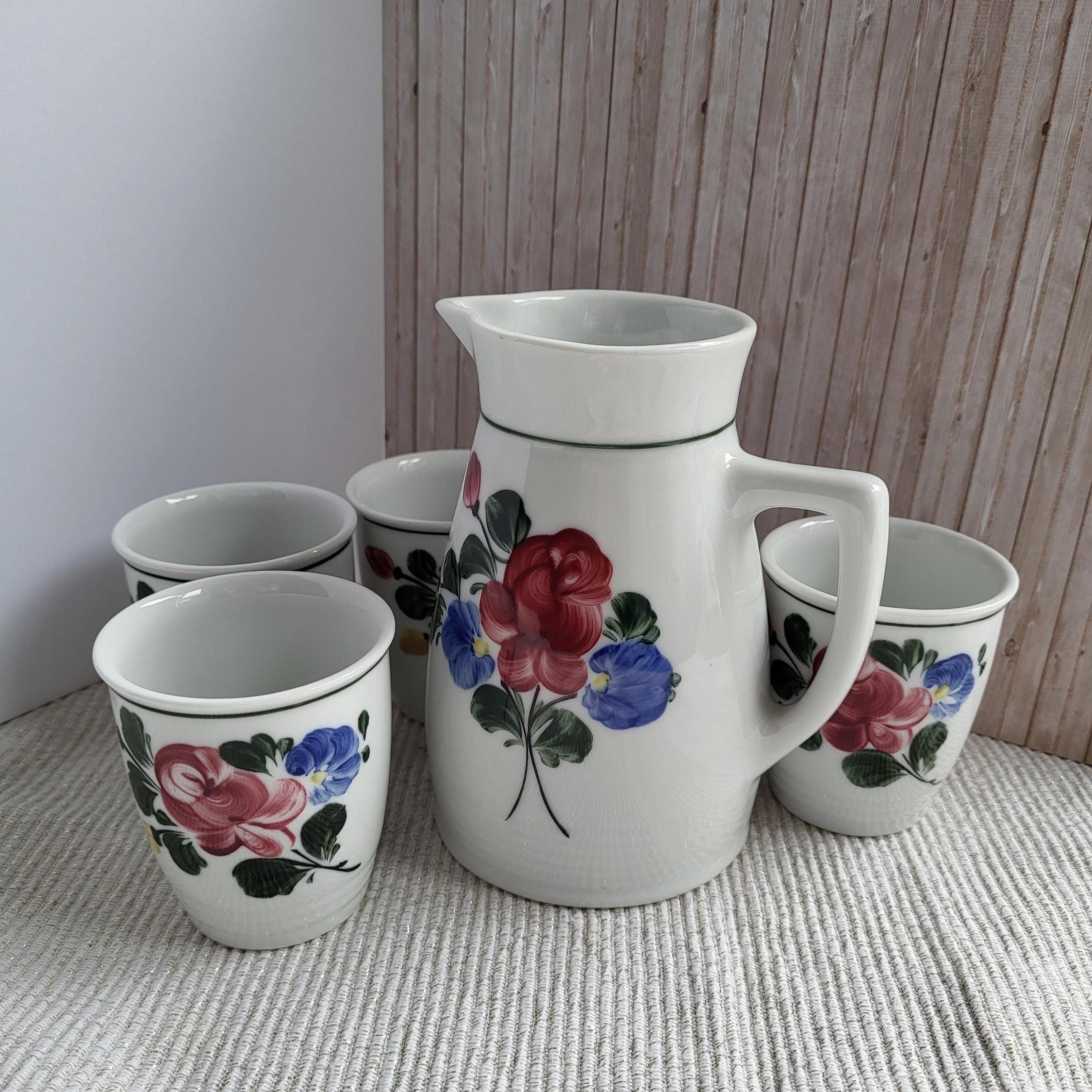 Vintage Lilien Porzellan Water Set