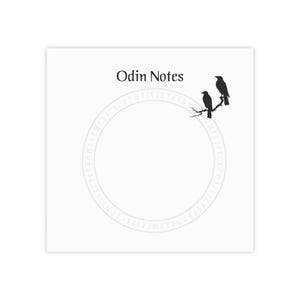 Odin Sticky Notes Notepad Viking Inspired Memo Pad for Creative Minds