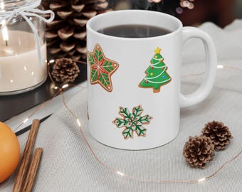 Keramische kerstkoekjesmok: feestelijk kerstdecor