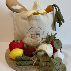 Handmade Fabric Toy Food Set: Safe, Creative Play for Kids