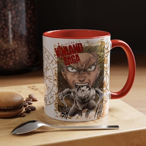 Thorfinn Mug, Anime Gift Mug, Anime Ceramic Mug, Manga Anime Mug, Fanart Anime Mug, Anime Lover Gift, Anime Mug 11oz, Medieval Anime Mug