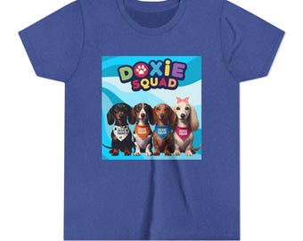 Kids T-shirt | Dachshund Shirts for Kids | Doxie Squad Tees