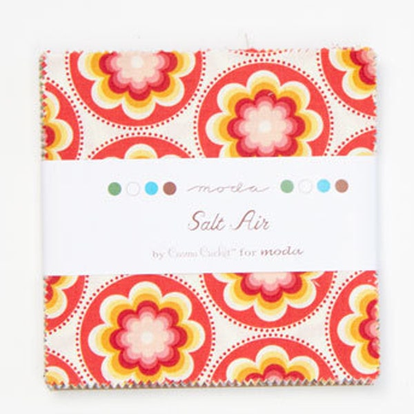 Salt Air by Cosmo Cricket for Moda Charm Pack - 42 5 in Squares - 37020 PP