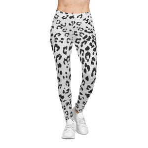 Leopard Print Casual Leggings for Women | Comfortable Activewear, Stylish Lounge Pants, Trendy Workout Leggings, Gifts for Her