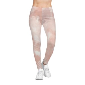 Stylish Cloud Print Leggings - Comfortable Activewear, Yoga Tights, Casual Fashion, Trendy Loungewear, Gift for Her