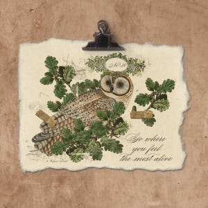 Artisan Go Where You Feel The Most Alive Handmade Paper Print.