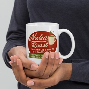 Nuka Roast Fallout Mug – Wasteland Coffee Cup | Post-Apocalyptic Gamer Gift | Geeky Retro Video Game Mug | Funny Radiation Coffee Cup