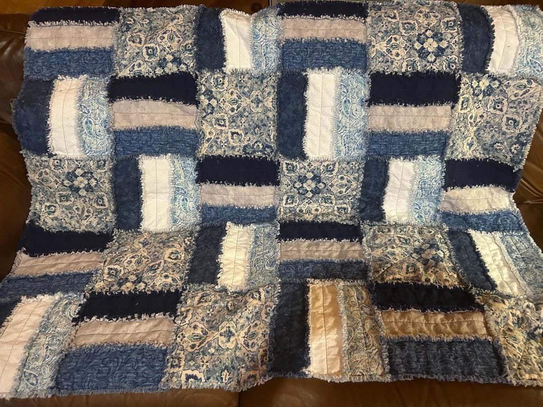 Lap Rag Quilt Rag Lap Quilt - Etsy