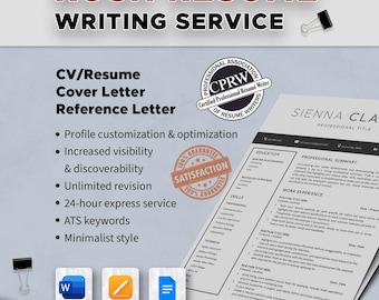 Professional Resume Writing Service, ATS-Friendly Templates, 24-Hour Rush
